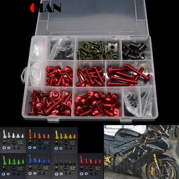 

Universal Motorcycle Aluminum Fairing Screws Bolts Kit For Suzuki GSX600 FJ-FV GN72A Katana GSXR 1000 1100 400 GT 250 550 RG500