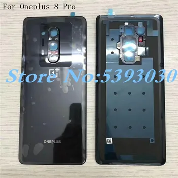 

100%Original Glass 6.78 inch For Oneplus 8 Pro 5G Back Housing Back Cover With camera Len Battery Case