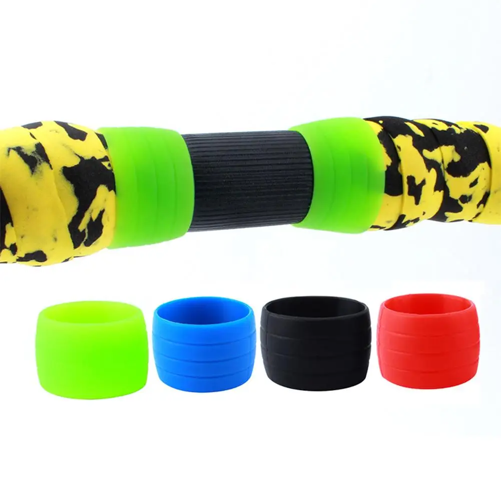 

2pcs Anti-Skip Road Bike Plug For Handlebar Tape Bike Silicone Plug Rubber Waterproof Wear Resistant Outdoor Strap Silicone Ring