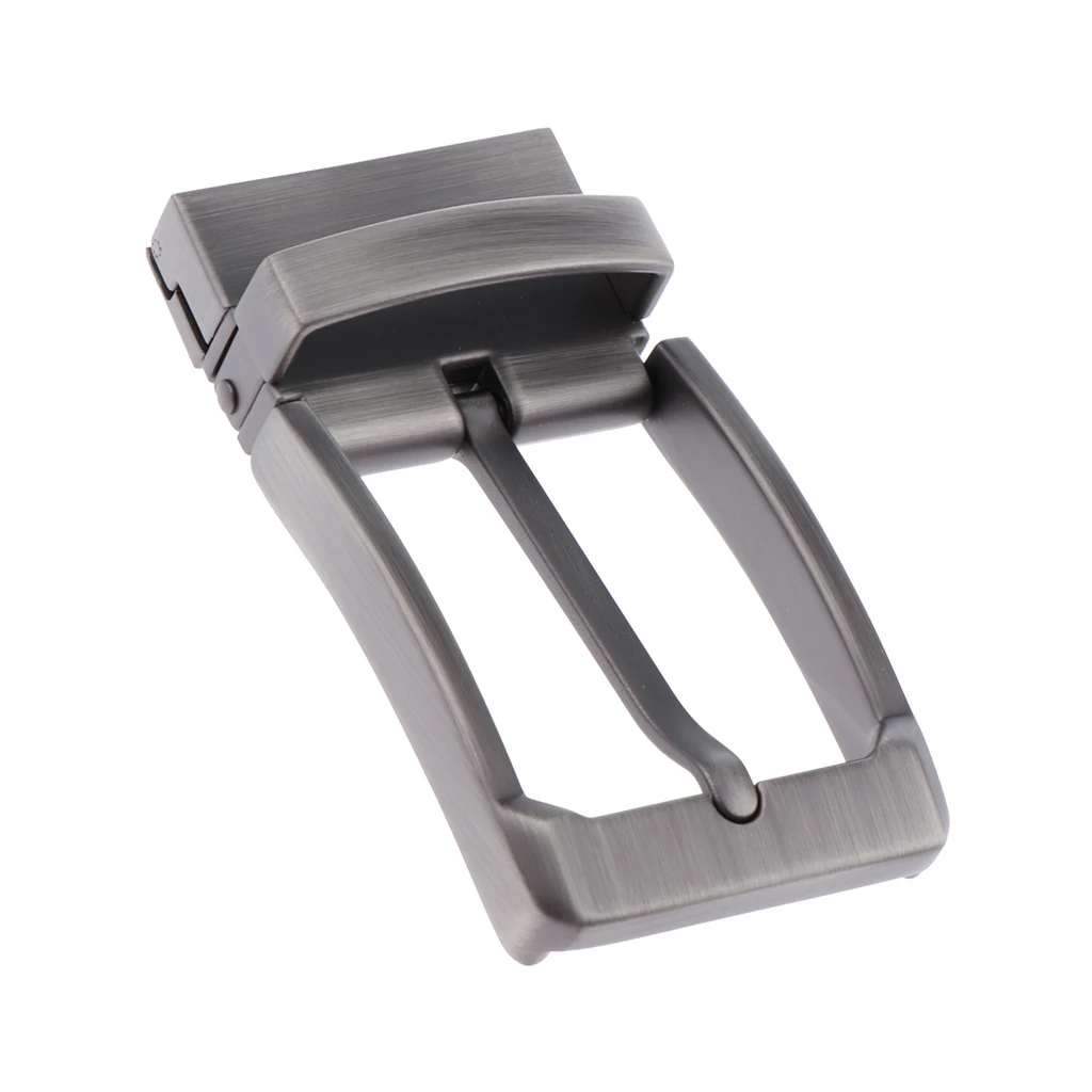 Mens Reversible Belt Buckle Replacement for 34mm Leather Strap