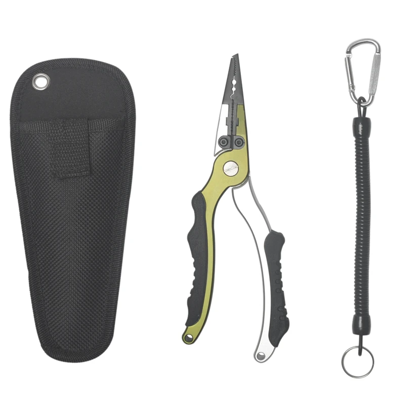 Aluminum Alloy Fishing Pliers Take Hook Tool Take Fish Prevent Hand Injury