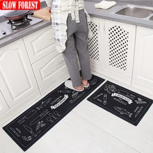 Кухня Горячая коврики двери ванная комната ковер Абсорбент Нескользящие стойкие коврики современный кухонный коврик