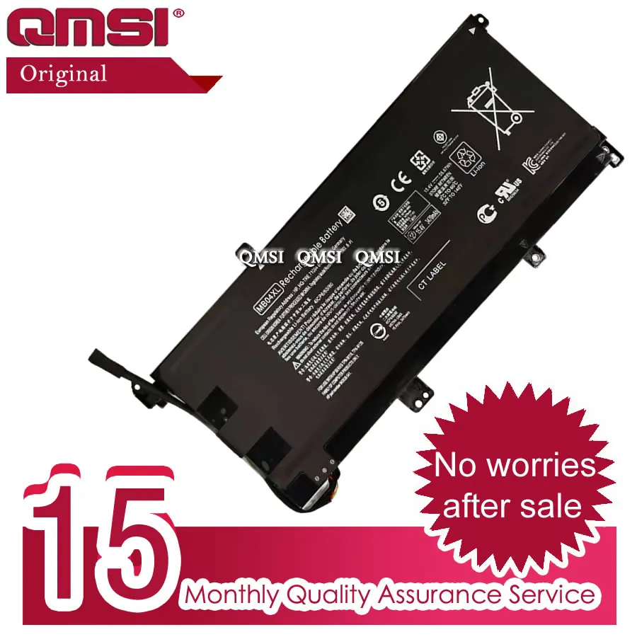 QMSI 15 4 в 3470 Вт ч мАч оригинал MB04XL фотоаккумулятор применяется к ноутбуку HP Envy X360