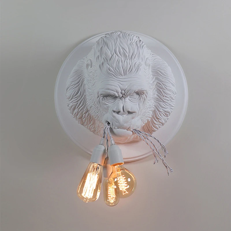 Современные Настенные светодиодные лампы Gorilla художественные светильники