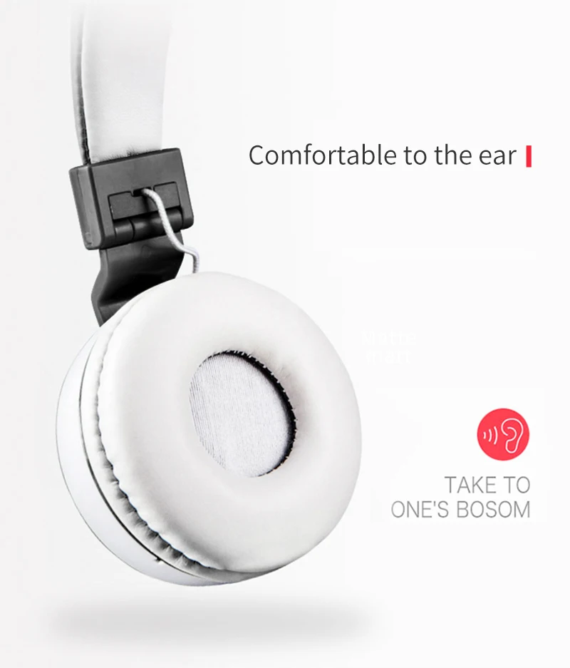 VOXLINK Wireless Headphones Bluetooth Headset Foldable Stereo Headphone Gaming Earphones With Microphone For PC Mobile phone Mp3