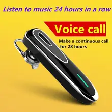 K1 Voice Earphones Control Earhook Wireless Bluetooth Stereo Earphone Handsfree Headphone fone de ouvido 