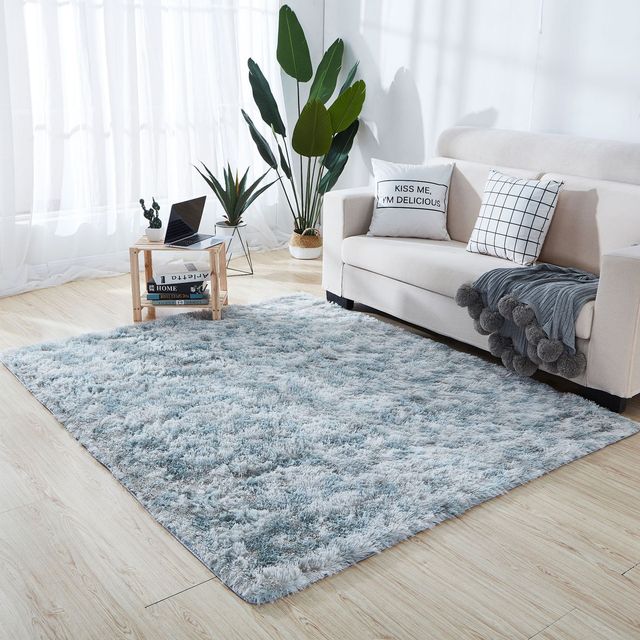 Fluffy Carpet Modern Home Decor Long Plush Shaggy Rug Children's Play Mats Sofa Living Bedroom Bedside Mat Balcony Carpets