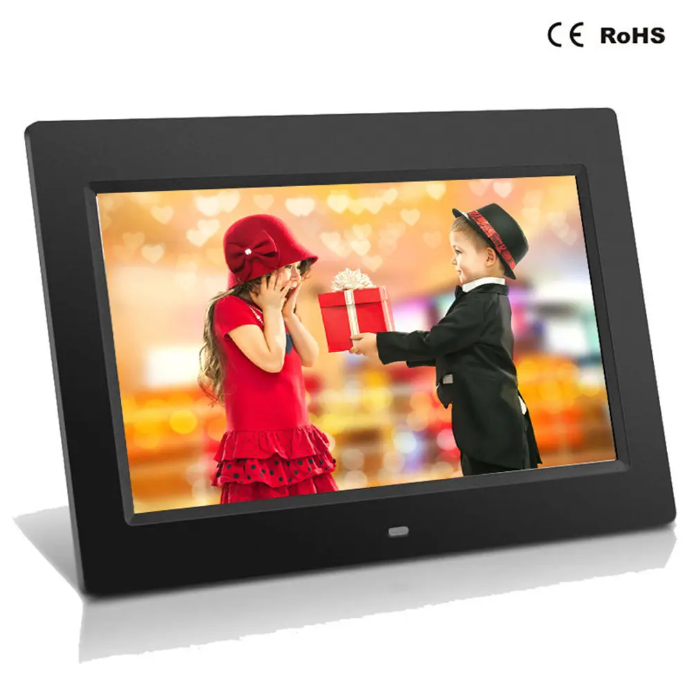 10 дюймовый светодиодный Подсветка HD 1280*800 Полный Функция цифровая фоторамка