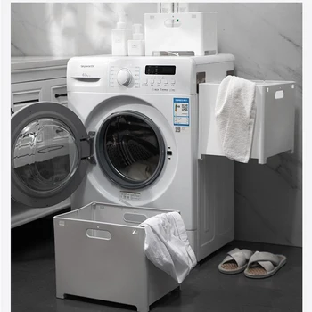 

Wall-mounted laundry basket, foldable plastic dirty clothes storage basket, clothes storage box, debris storage box, toy storage