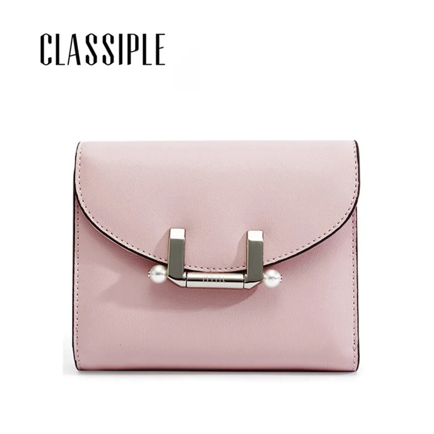 

Designer Bags Famous Brand Women Wallet 2018 Fashion Women Short Wallet Hasp Split Leather Wallets Lady Pear Coin Purses Female