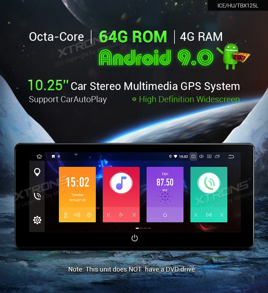 10,2" Android 9,0 Pie OS два Din Автомобильный мультимедийный двойной Din автомобильный навигатор gps 2 Din автомагнитола с функцией воспроизведения автомобиля Поддержка