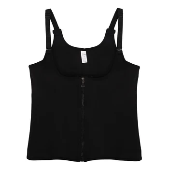 

Adjustable Shoulder Strap Waist Trainer Vest Corset Women Zipper Hook Body Shaper Plus Size Waist Cincher Tummy