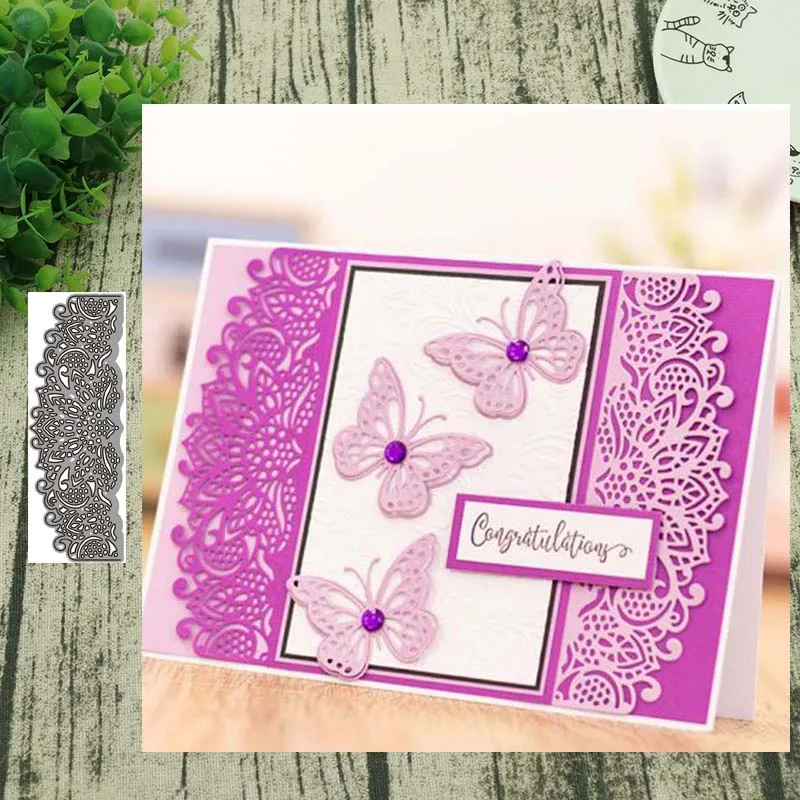 

Metal Cutting Dies Blooming lace Embossing Scrapbooking Stencil Craft Cut Die For DIY Card Crafts Handmade