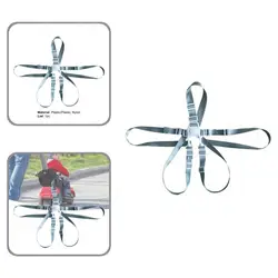 Ceinture de sécurité pour chaise de déjeuner, Anti déformation, légère et pratique, 5 points, pour la maison, pour bébé 