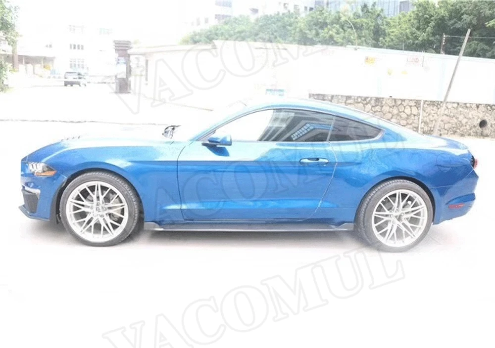 Карбоновые боковые юбки для губ фартуки протектор для Ford Mustang 2 шт./компл. стайлинга автомобилей