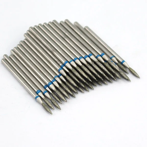 50pcs/Set Diamond Milling Cutters Ball Nail Drill Bit Rotery Files Electric Manicure Pedicure Burrs Cuticle Clean Tools - Цвет: 6