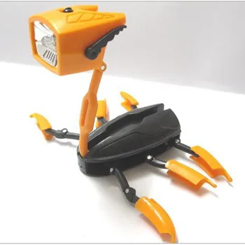 

LED Robot Flashlight Torch Deformation Mini Multifunction Lamp Robot Nightlight Tent Camping Accessories Robot Toy For Child