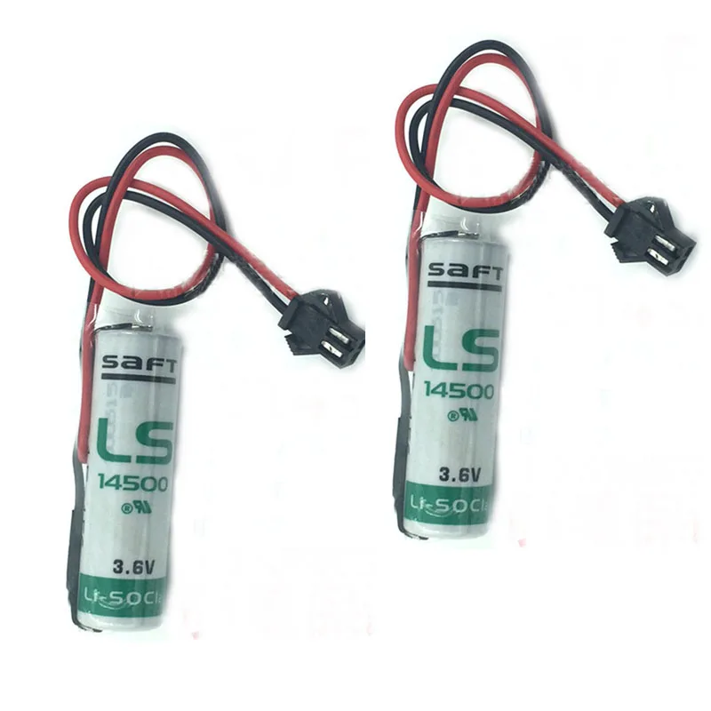 В партии 2 шт. оригинальный САФТ LS14500 ER14505 AA 14500 3 6 V 2600 мА/ч литий PLC Батарея-серые