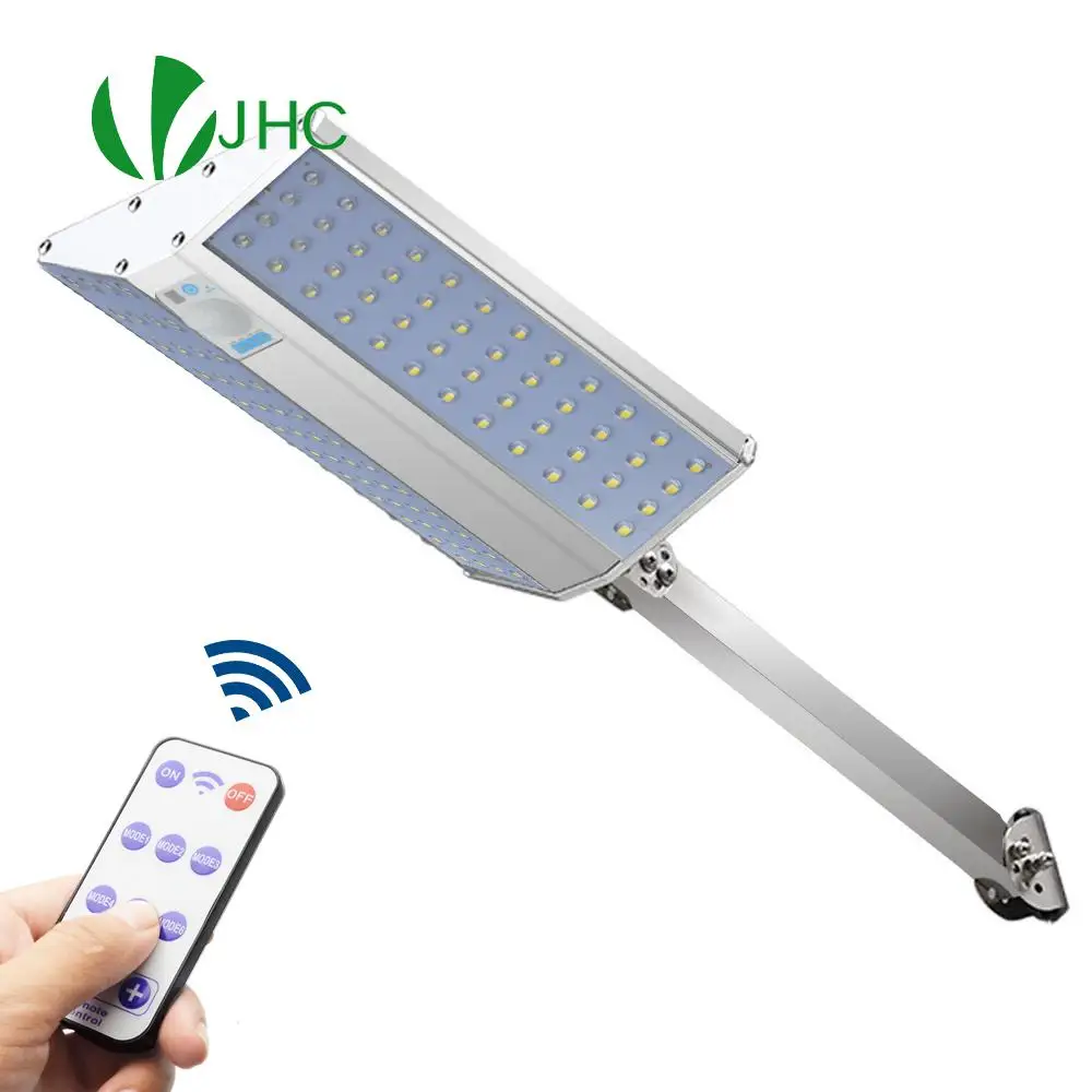 

ROMWISH 96 светодиодный солнечный светильник, алюминиевый уличный Солнечный уличный светильник 10000 мАч, Пассивный инфракрасный датчик движения, освещение для сада