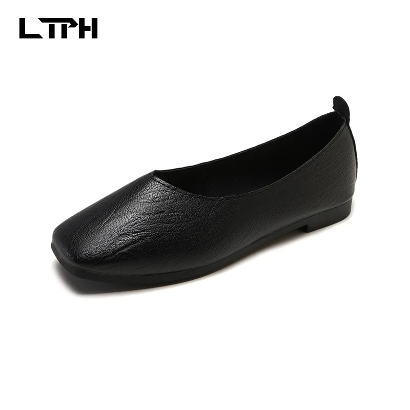 Женская Базовая обувь на плоской подошве с квадратным носком и мягкой подошвой