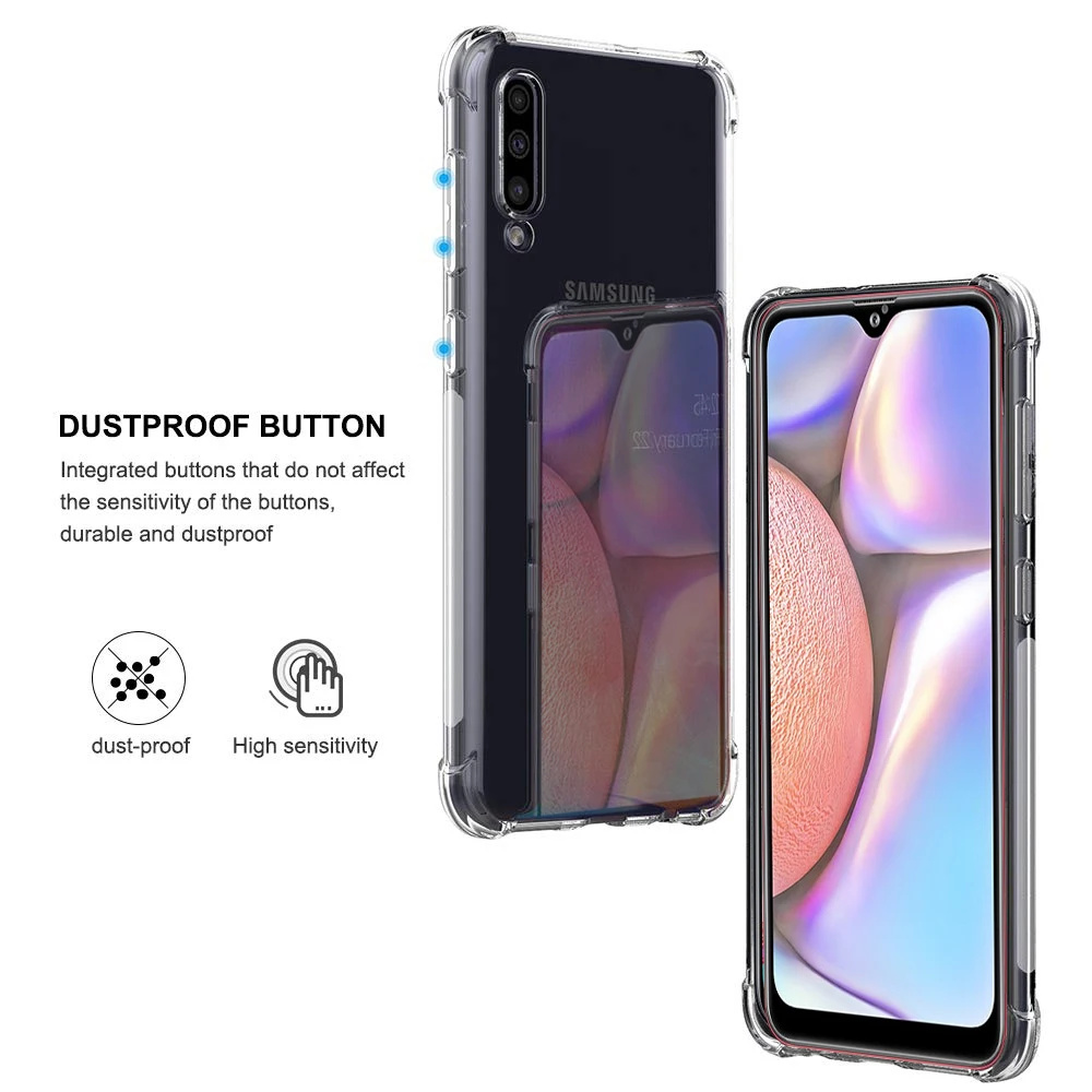 Прозрачный чехол с подушкой безопасности для samsung A10S, чехол из ТПУ для samsung A 10 S e 10s 10e A10 A10s A105F A107 SM-A107