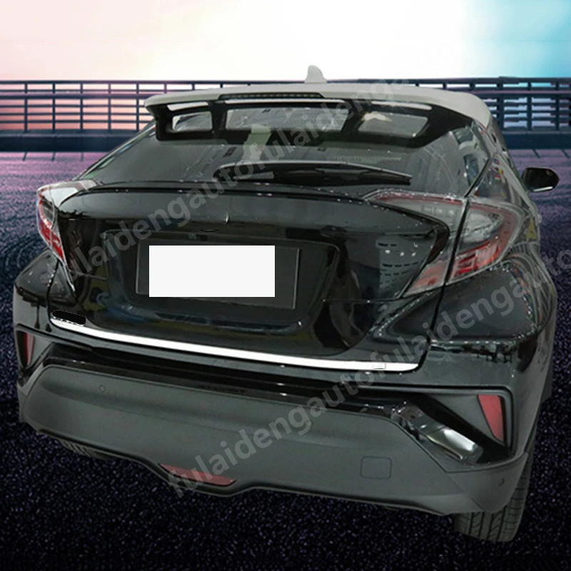 Для Toyota C-HR CHR- Нержавеющая Задняя Крышка багажника двери багажника Крышка отделка автомобиля Стайлинг Аксессуары