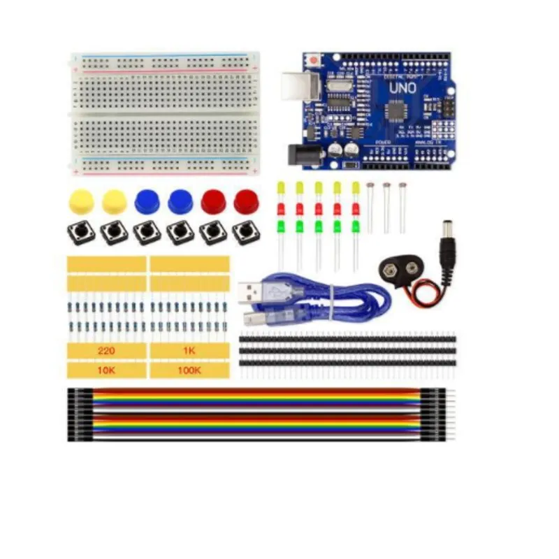 Макетная плата Arduino R3 UNO микроконтроллер обновленная версия стартовый набор с usb