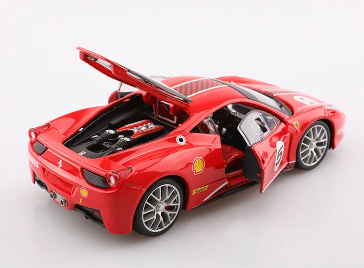 Bburago 1:24 Ferrari модель автомобиля 458 Rafah Fxxk спортивный автомобиль сплав модель автомобиля искусственное Оригинальное украшение