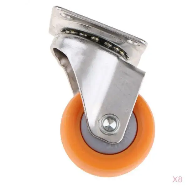 8pcs 360° Swivel Caster Wheels 1.5