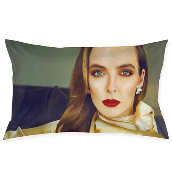 

Jodie Comer Fashionable pillowcase and rectangular decorative pillowcase 20 "x30"
