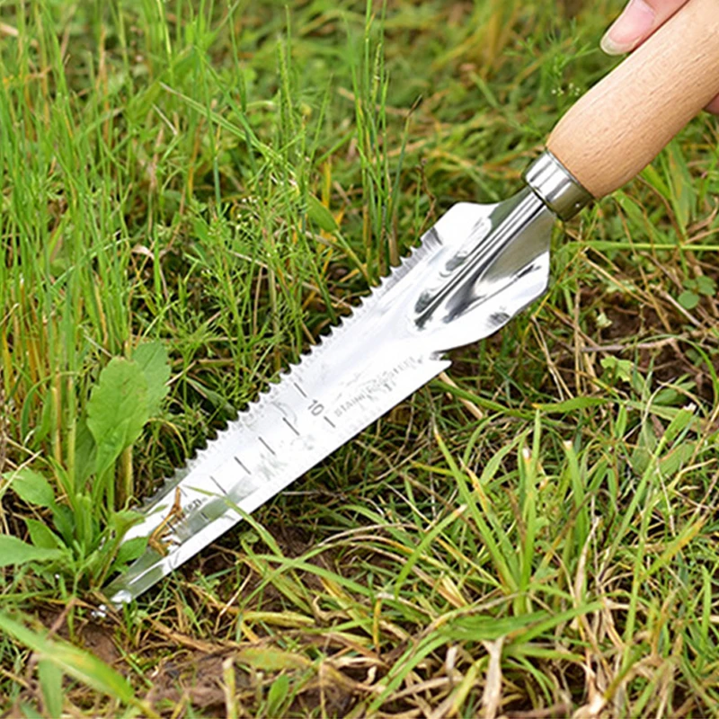 5 в 1 многофункциональные садовые Лопата для прополки 19 см садовый Weeder Dibber с