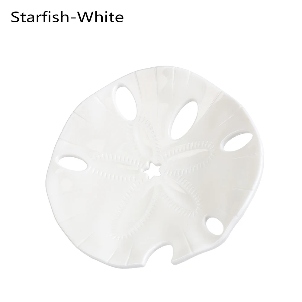 2 Styles Creative Starfish Drain Soap Box Portable Outdoor Travel Soap Dishes Bathroom Soap Holder Case Bathroom Supplies - Цвет: White-Starfish