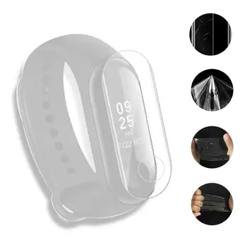 

Protective Film For Xiaomi Mi Band 5 Smart Watch Screen Permeability Film Bracelet TPU Full Film Accessories Soft Screen R4P9
