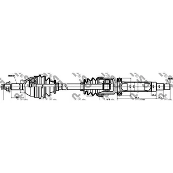 

Drive Assembly Ford Focus (Dah dBW) GSP art. 218046