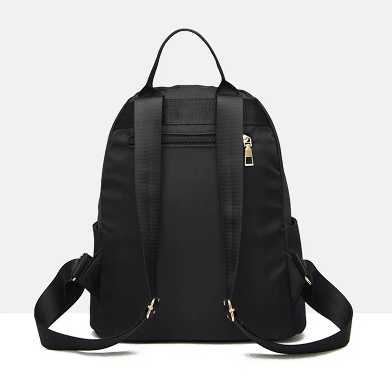 最終セール ブラック 男女兼用 NYLONshoulder noveltybag Casual Large Capacity Backpacks For Women Oxford Travel Pack