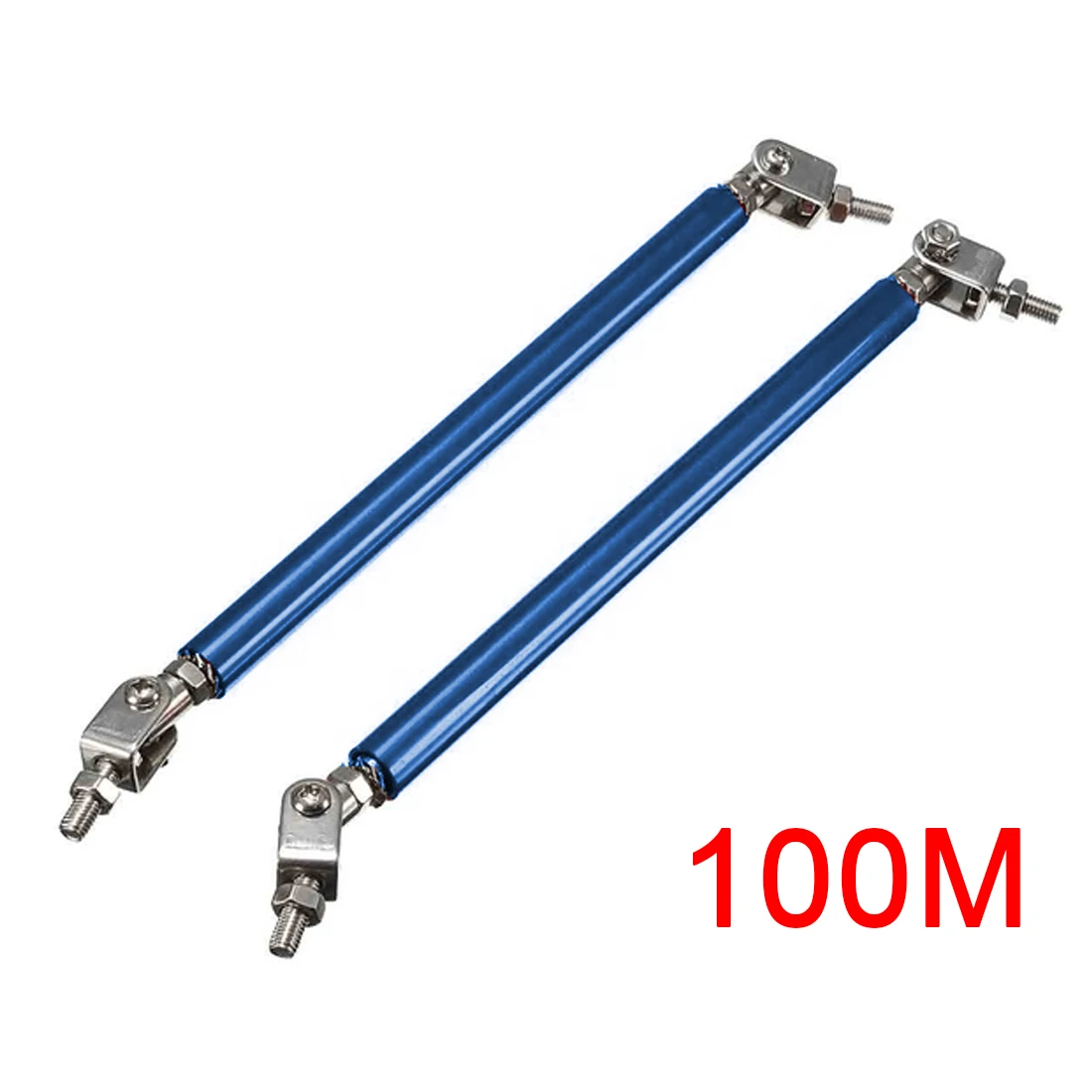 Blue 100M Универсальный Регулируемый 75 мм/100 мм/150 мм/200 мм гоночный передний бампер, разделительная штанга для губ, комплект для обслуживания - Цвет: Blue 100M