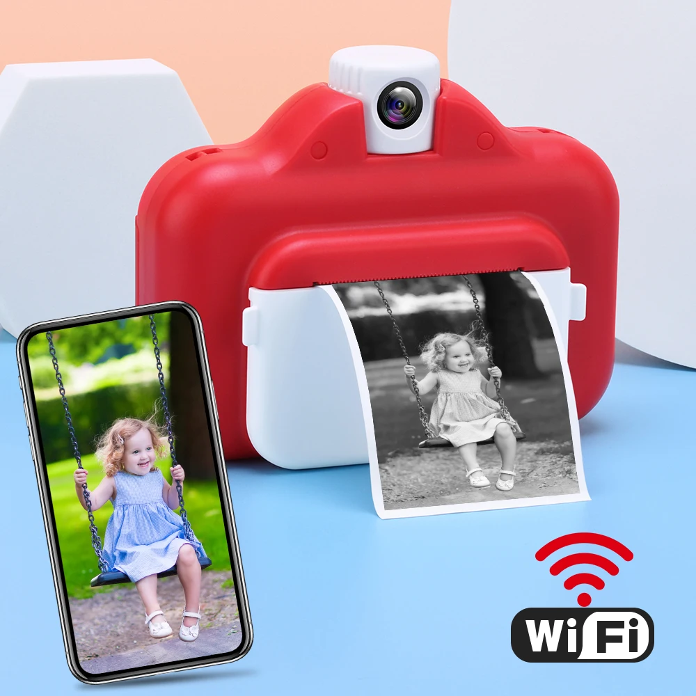 Cut Rate Toy Camera Phone-Printer Kids Children 1080P HD WIFI for Wireless zWzKE30keR9