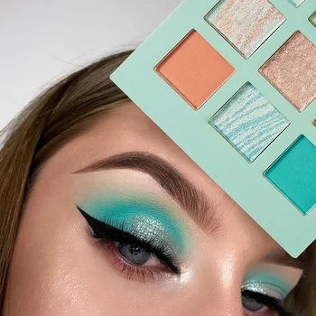 

9-color Shimmers Matte Eyeshadow Palette High Pigmented Easy to Blend Sweatproof Waterproof Long Lasting Eye Shadows @ME