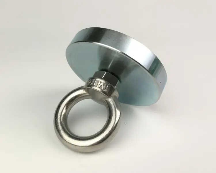 1 шт. D67mm неодимовое поиск магнитное грузило с eyebolt восстановление магнит для рыбалки приспособление антенны магнитные монтажные основы
