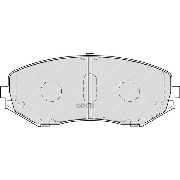 Колодки Тормозные Suzuki Grand Vitara 1.9d/1.6/2.0/2.4/2.7/3.2 05 Передние Ferodo Fdb4060 Ferodo арт. FDB4060