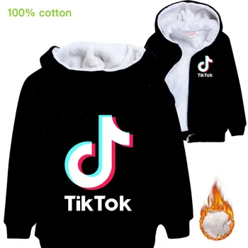 

Cartoon Girls Jackets thick warm cotton coat Kids Hooded Coat Winter Outerwear Tiktoker Casual Baby Girls Clothes Winter Parkas