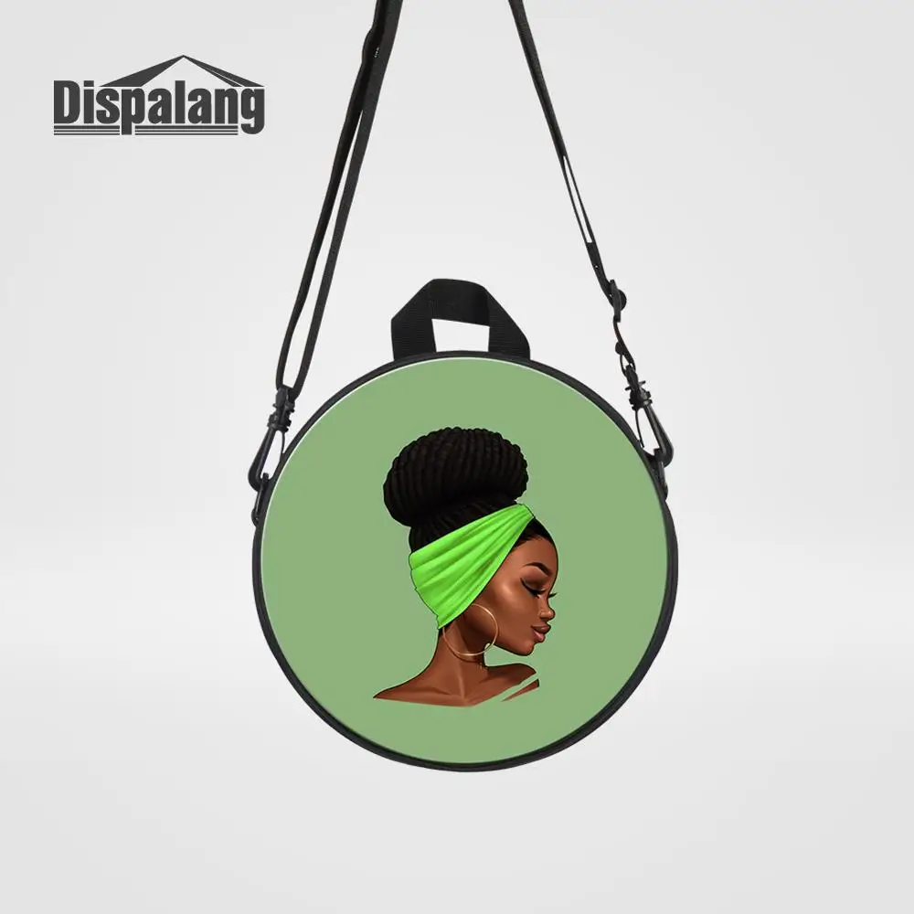 Backpack08 Dispalang мини круглый рюкзак АФРИКАНСКАЯ ДЕВУШКА печатная сумка для школы Женская сумка через плечо Дети Multufuncional школьный ранец - Цвет: Backpack08
