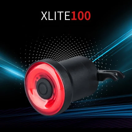 XLITE100 велосипедный фонарик IPx6 Водонепроницаемый Автоматический запуск/стоп тормоз индукции велосипедный светодиодный фонарь для зарядки велосипеда