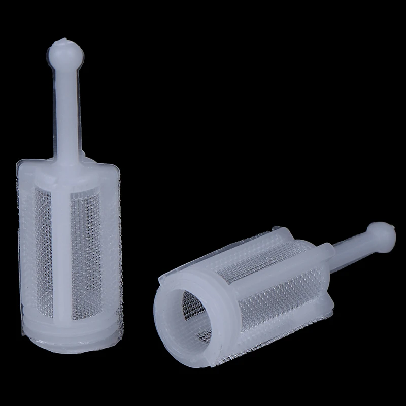 10pcs Plastic Gravity Type Spray Gun Spray Filter Pot Diameter 11mm length 36mm