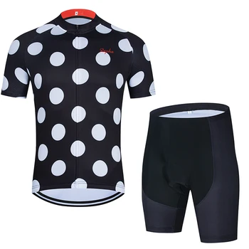 

2020 pro Cycling Jersey vest Road polka dots sets Sleeveless Bike Clothing MTB Bicycle Sportswear Clothes Woman Mans