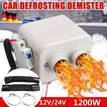 

1200W Auto Car Heater 12V Air Purifier Cooler Dryer Car Demister Defroster Portable 2 in 1 Windshield Hot Warm Fan Window Heater