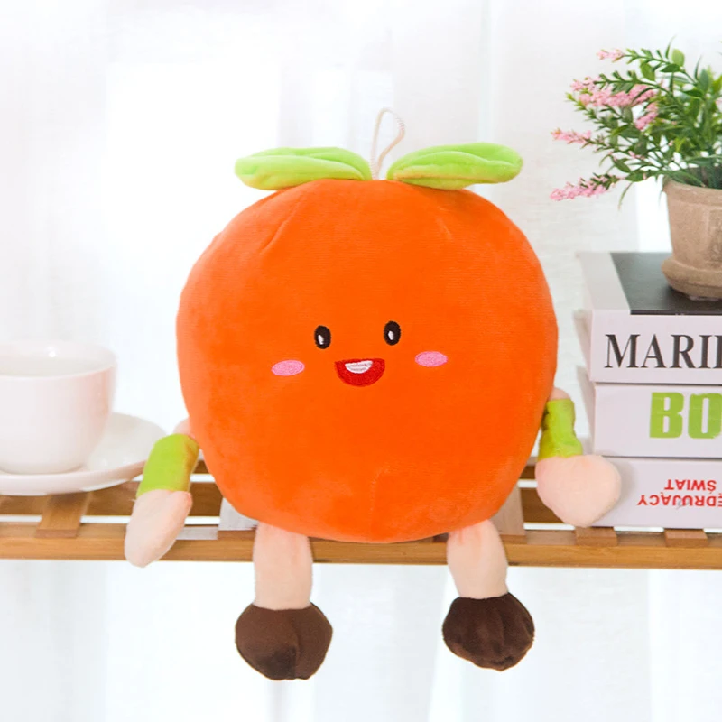 50cm 30-60 см фруктов и плюшевая игрушка-овощ, типа "банан" Вишня фруктов, с изображением арбуза перец тыквы морковь бутылок электронных сигарет креативная игрушка; - Цвет: 50cm