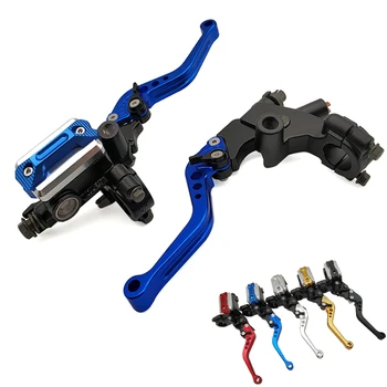 

Motorcycle Brakes Clutch Levers Handlebar CNC Adjustable Reservoir Set For Kawasaki KLZ1000 W800 Cafe ZX636R GTR1400 H2R ZG1000