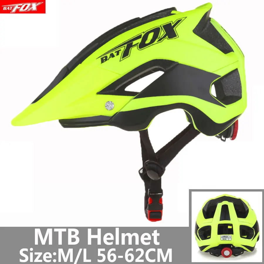 BATFOX велосипедный шлем Черный чернильный зеленый велосипедные шлемы MTB дорожный горный велосипедный шлем Внутренняя крышка casco Кепка acete Da Bicicleta шлем - Цвет: F-659-G1