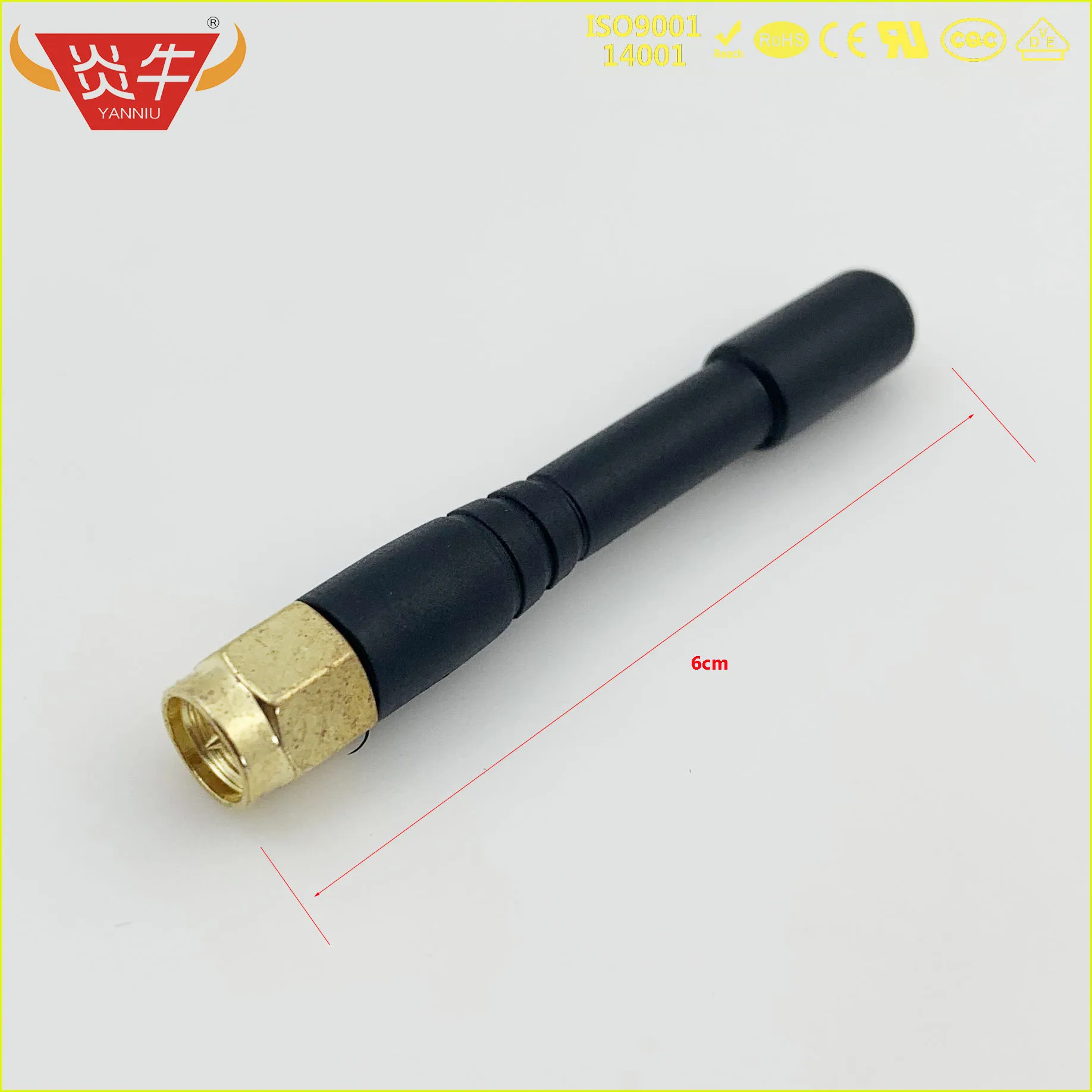Антенна GPRS DTU GSM 2G 3g SMA интерфейс BNC 6 см